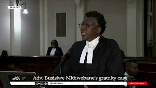 Judgment reserved in Mkhwebane R10 million gratuity matter [upl. by Etnoid]