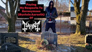 Euronymous Øystein Aarseth ￼Gravesite Of Mayhem [upl. by Adelheid756]