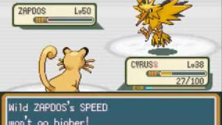 Pokemon Leaf Green Walkthrough Part 57 The Legendary Bird  Zapdos [upl. by Ecnar]