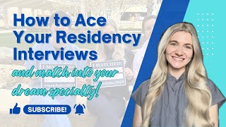 HOW TO PREPARE FOR RESIDENCY INTERVIEWS sharing the top tips I used to match into dermatology [upl. by Doownel]