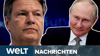 PUTINS KRIEG Gaskrise Habeck schlägt Alarm  Ukraine nun EUBeitrittskandidat I WELT Nachtstream [upl. by Rj298]