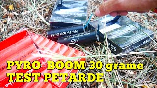 TEST PETARDE FS6 PYRO BOOM 18g  30g Firecracker Compilation  Vuurwerk петарды [upl. by Warthman189]