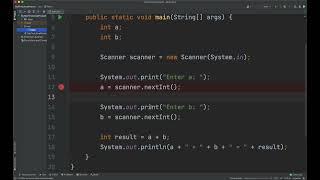 Java Tutorial How to use the Debugger in IntelliJ [upl. by Adnalor]