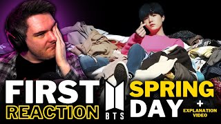 NON KPOP FAN REACTS TO BTS For The FIRST TIME  봄날 Spring Day MV  MV EXPLAINED REACTION [upl. by Rahs]