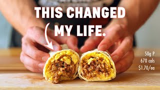 The Breakfast Burrito that CHANGED My Life  Meal Prep [upl. by Annie]