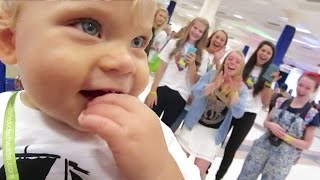 BABY MOBBED AT VLOGGERFAIR [upl. by Borrell]