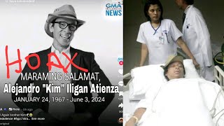 Kuya Kim Atienza Patay Na sa Social Media🔴KATOTOHANAN sa Death HOAX ni Kuya Kim [upl. by Erasmus]