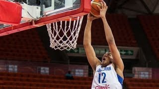 KarlAnthony Towns  FIBAAmericas  Day 12 Dominican Republic v Puerto Rico  Dunk of the Game [upl. by Anyotal]