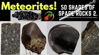 50 Meteorites in 10mins Meteorite Examples Meteorite Compilation What do Meteorites look like [upl. by Simdars]