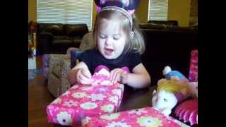 Cute Baby Opening Birthday Presents  Londyn [upl. by Rice]