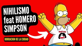 NIHILISMO Ft Homero Simpson Borrachin de la ciudad IA [upl. by Nwahsyt]