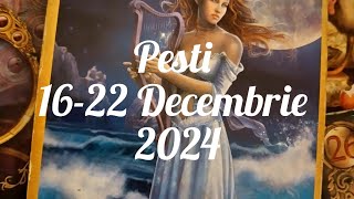 Pesti Tarot Horoscop 1622 Decembrie 2024 [upl. by Aerbas]