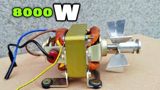 I Turn Blender Motor into 220V Electric Generator [upl. by Kam930]