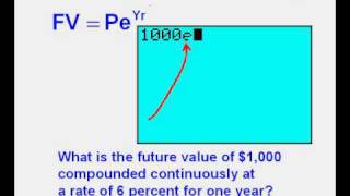 Calculating Compounding Interest Continuously [upl. by Feliks]