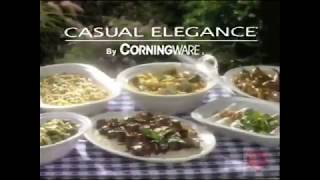 Casual Elegance by Corningware  Television Commercial  1995 [upl. by Naashar]