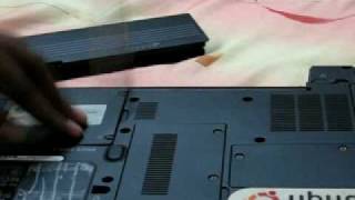 vostro 1400 how to remove hard disk HDD [upl. by Janaye]