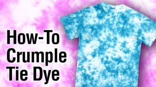 Tulip TieDye Crumple Technique How To [upl. by Ikcir]