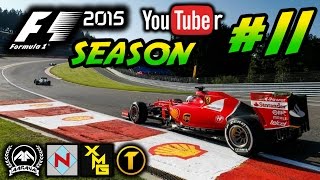 SIDE BY SIDE THROUGH EAU ROUGE  F1 2015 YTChamps 11 [upl. by Baggs]