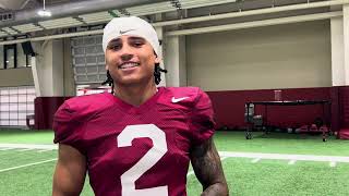 Alabama Freshman DB Zabien Brown Oklahoma Week [upl. by Eirot]