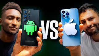 Android vs iPhone  Which is ACTUALLY Better ft MKBHD [upl. by Llenahc]