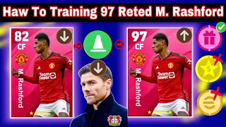 Iconic Rashford Best Training Guide 🥶  eFootball 2024 😱⚽ [upl. by Stockwell471]