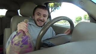 Atticus Shaffer Eats Taco Bell [upl. by Dorrehs]