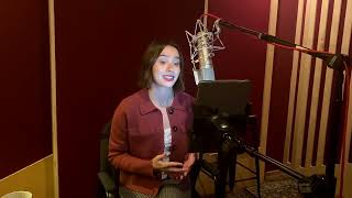 Amanda Montell records her audiobook THE AGE OF MAGICAL OVERTHINKING [upl. by Naltiac522]