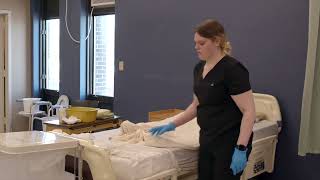 CNA Skills Video 12 Catheter Care [upl. by Tik661]