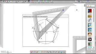 Costruzione del pentagono data la circonferenza [upl. by Yeloc]
