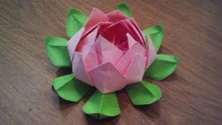 How To Make an Origami Lotus Flower [upl. by Northway]