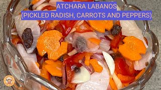 ATCHARA LABANOS  PICKLED RADISH CARROTS BELL PEPPERS [upl. by Osmen123]