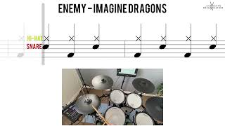 How to Play 🥁 Enemy Imagine Dragons [upl. by Phelgen]