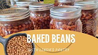 Home Canning Baked Beans Pressure Canning With Lindas Pantry [upl. by Musser57]