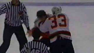 Bob Probert vs Reid Simpson Mar 22 1996 [upl. by Arvid]