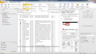 How to Arrange emails by sender and date in Outlook [upl. by Ytsud814]