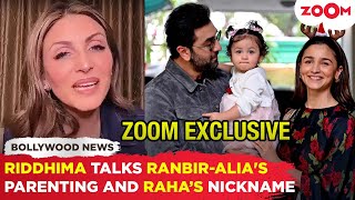 Riddhima Kapoor OPENS UP about RanbirAlia’s parenting style and why she calls Raha POPSICLE [upl. by Annoled193]