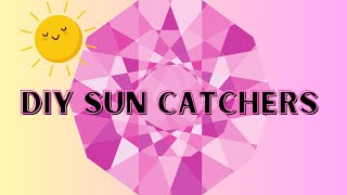 Add Color to Your Windows DIY Sun Catcher Craft [upl. by Olenta495]