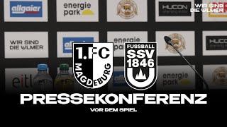 FCMULM  Die Pressekonferenz vor dem Spiel [upl. by Nnyrat]