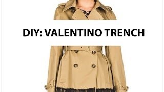 DIY Gabardina al estilo Valentino [upl. by Eceryt]