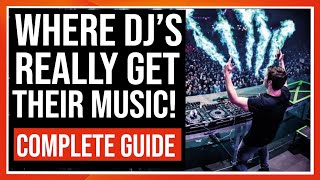 WHERE DO DJs GET THEIR MUSIC  COMPLETE GUIDE 2021 [upl. by Nyleuqaj]