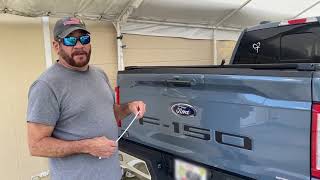 Ford F 150 Tailgate Step Video [upl. by Annehs]