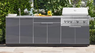 NewAge Products Aluminum Outdoor Kitchen Cabinets [upl. by Ayahc]