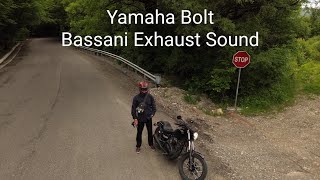 Yamaha Bolt Bassani Exhaust Sound [upl. by Notsek]