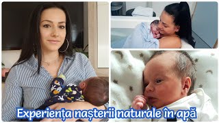 A 2a naștere naturală fără epidurală în apă  secvențe live [upl. by Suivatra]