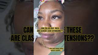 CLASSIC LASH EXTENSIONS SET  LASH TECH LIFE  BEES BEEAUTY BAR LLC lashbusiness lashes lashgang [upl. by Ennirroc]