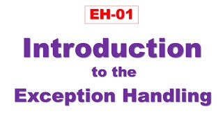 Exception Handling Basics in Java  EH01 [upl. by Eynaffit857]