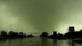 Monster Tornado Slams Portage Michigan With Large Debris Falling [upl. by Vala]