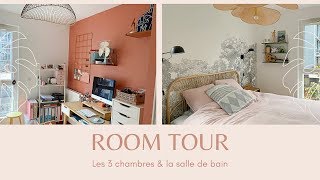 ROOM TOUR  Les 3 chambres amp la salle de bain [upl. by Natsirhc]