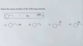 Radical bromination of an alkane example [upl. by Camella968]