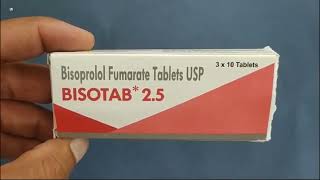 BISOTAB 25 Tablet  Bisoprolol Fumarate Tablets  BISOTAB 25mg Tablet Uses Side effects Benefits [upl. by Nauqram]